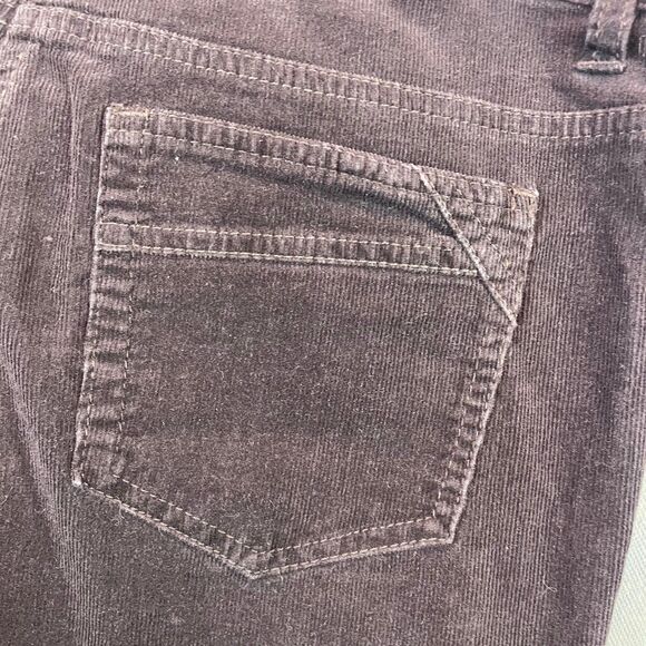 Tommy Hilfiger Corduroy Pants Women Size 6 Brown Bootcut Zip Fly Classic Fit - Picture 7 of 10
